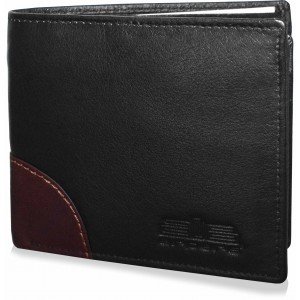   arpera-Safari Genuine Leather wallet  Black  C11539-1